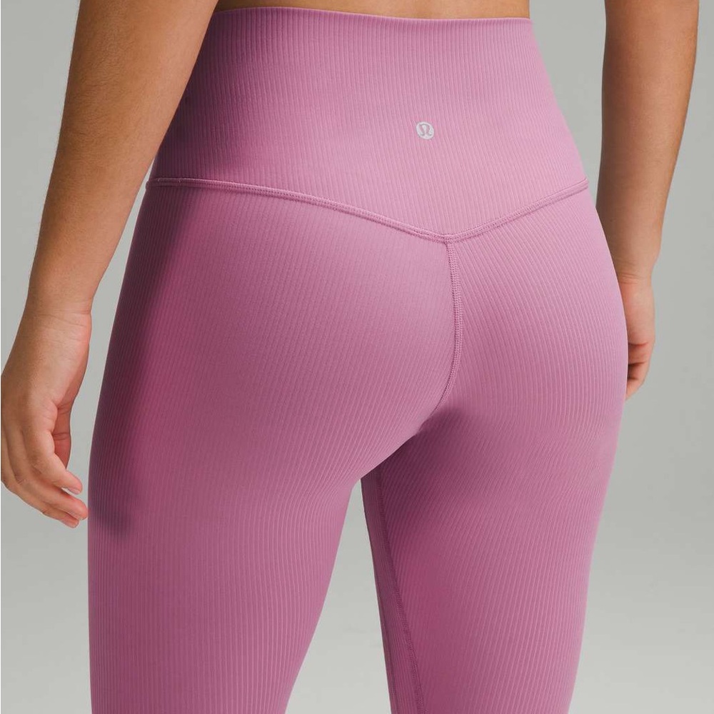 *NWT* Lululemon Align Ribbed HR Legging in Velvet Dust - Picture 2 of 8